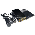 High Power Portable 10 Antennas Jammer Jamming for 2g 3G 4G 5g WiFi GPS Remote Control 315/433/868MHz Lojack VHF UHF Signals